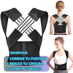 CORRECTOR DE POSTURA AJUSTABLE Posturex.® ¡Alinea tu postura, mejora tu presencia y tu salud!