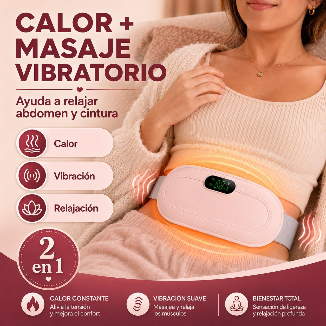 ALMOHADILLA TÉRMICA Liviax® PARA CÓLICOS MENSTRUALES. ¡Tu ciclo sin límites, sin dolor!