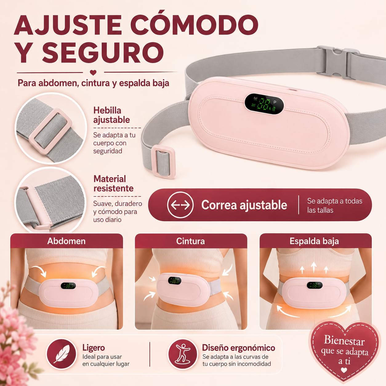 ALMOHADILLA TÉRMICA Liviax® PARA CÓLICOS MENSTRUALES. ¡Tu ciclo sin límites, sin dolor!