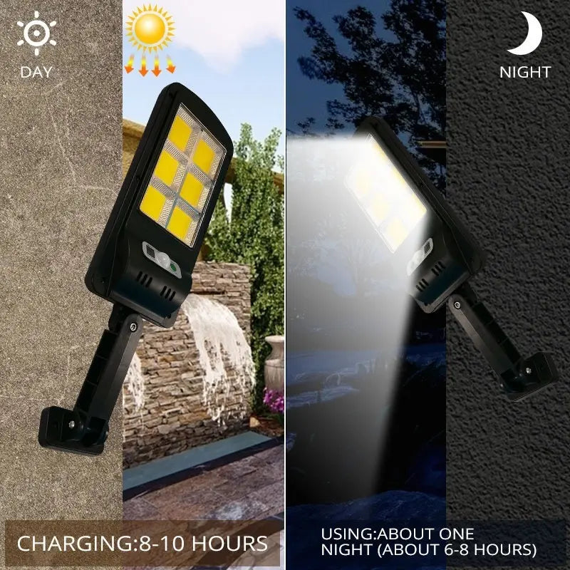 Seguridad Solar 24/7 - Lámpara con Sensor y Control Remoto