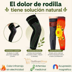Rodillera Autocalentable de Acupresión con Turmalina y Artemisa